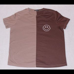 SHEIN Two Toned Cartoon Graphic Tee, Size 6, Never Worn